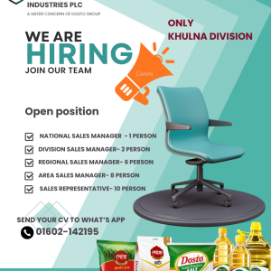 WE ARE HIRING- KHULNA
